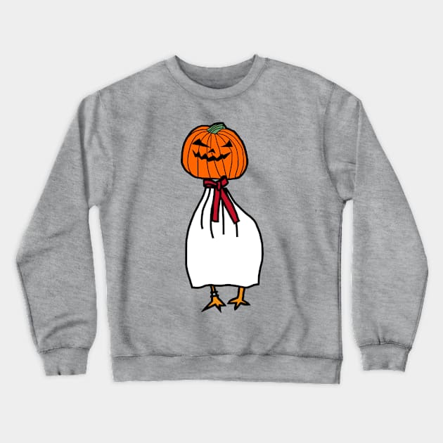 Goose Steals Halloween Horror Costume Crewneck Sweatshirt by ellenhenryart